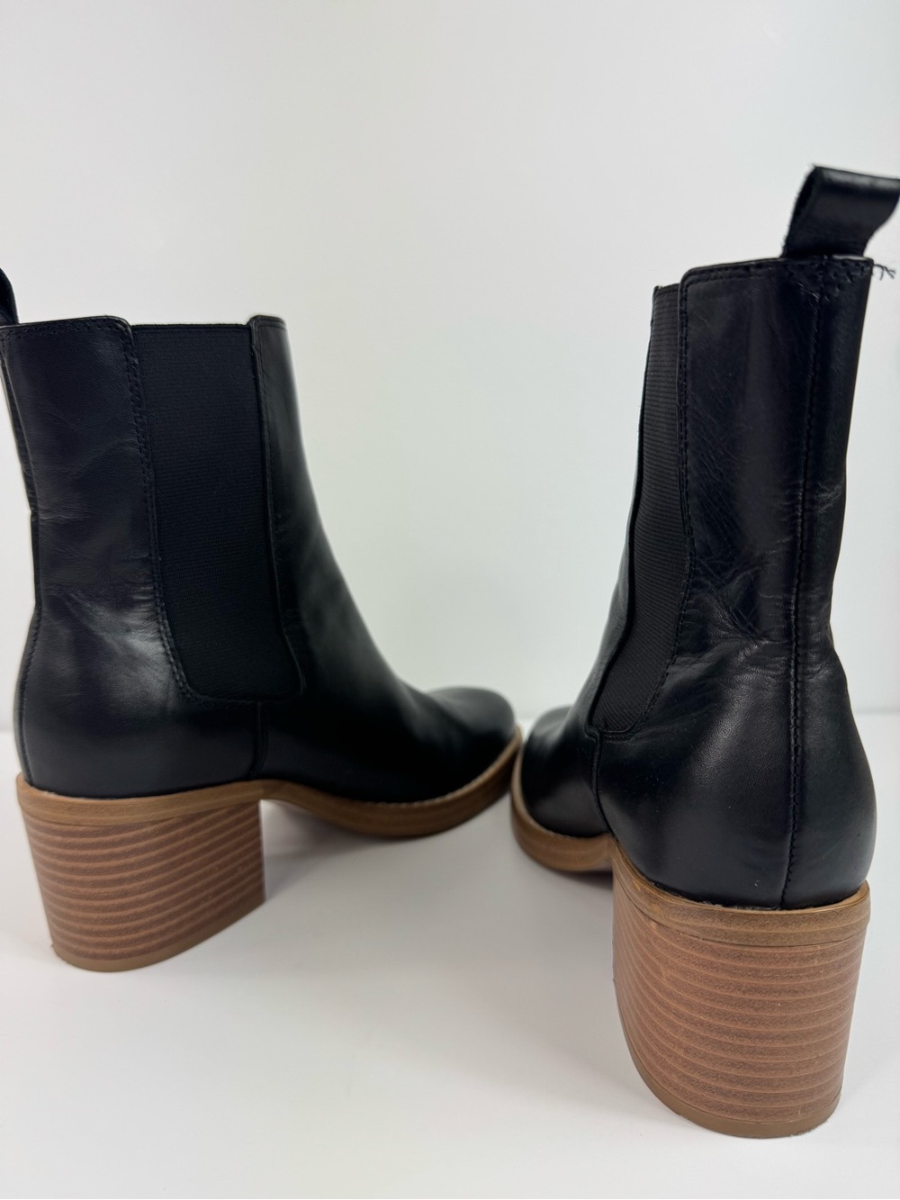 Marc Fisher Modesty Block Heel Black Booties Women's Size 7 EUC‎ - Picture 7 of 9